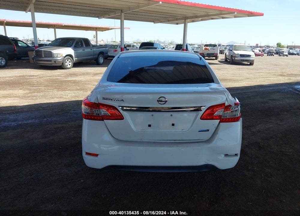 2013 NISSAN SENTRA S VIN: 3N1AB7AP4DL721596