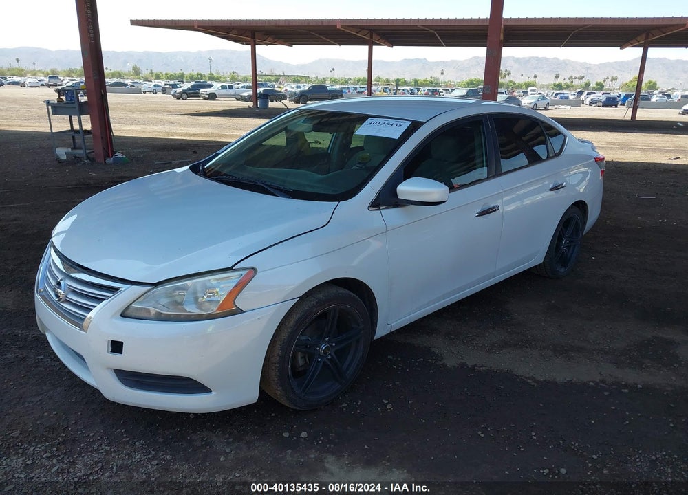 2013 NISSAN SENTRA S VIN: 3N1AB7AP4DL721596