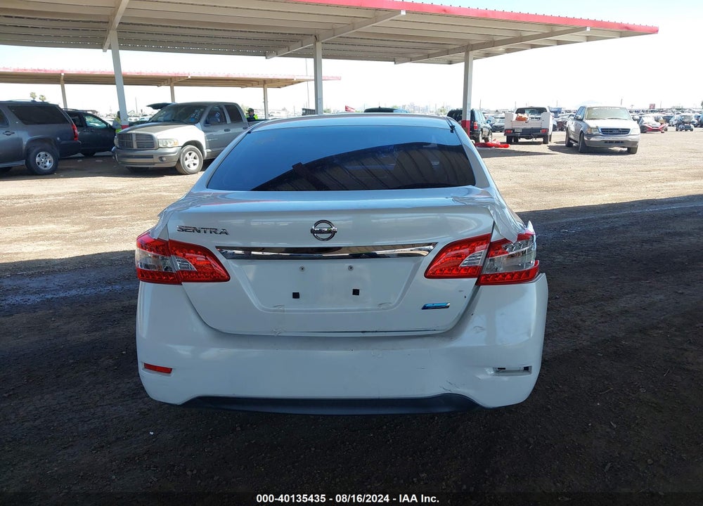 2013 NISSAN SENTRA S VIN: 3N1AB7AP4DL721596