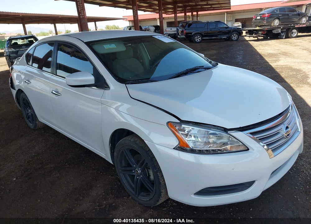 2013 NISSAN SENTRA S VIN: 3N1AB7AP4DL721596