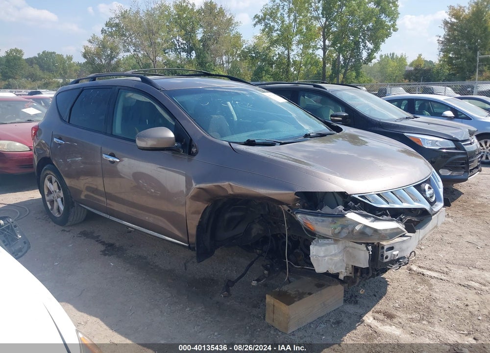 2009 NISSAN MURANO S VIN: JN8AZ18W79W118229