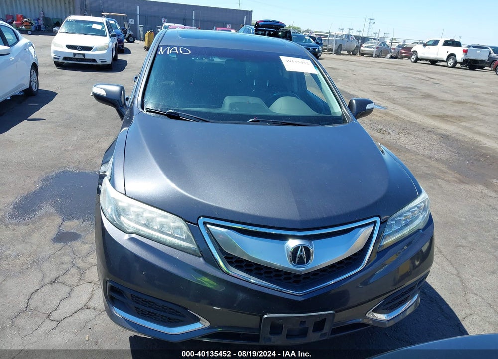 2016 ACURA RDX TECHNOLOGY   WATCH PLUS PACKAGES/TECHNOLOGY PACKAGE VIN: 5J8TB3H55GL012406