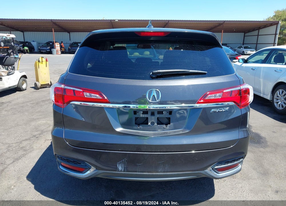 2016 ACURA RDX TECHNOLOGY   WATCH PLUS PACKAGES/TECHNOLOGY PACKAGE VIN: 5J8TB3H55GL012406