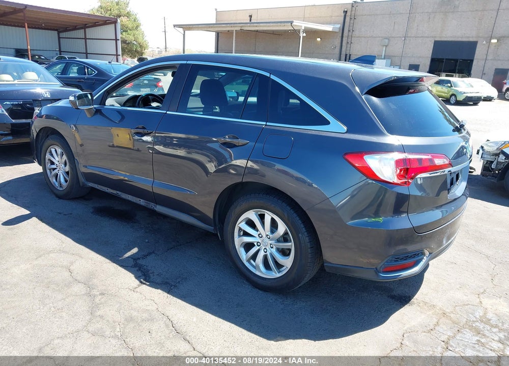 2016 ACURA RDX TECHNOLOGY   WATCH PLUS PACKAGES/TECHNOLOGY PACKAGE VIN: 5J8TB3H55GL012406