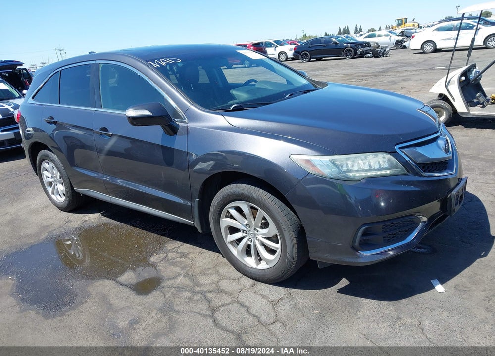2016 ACURA RDX TECHNOLOGY   WATCH PLUS PACKAGES/TECHNOLOGY PACKAGE VIN: 5J8TB3H55GL012406
