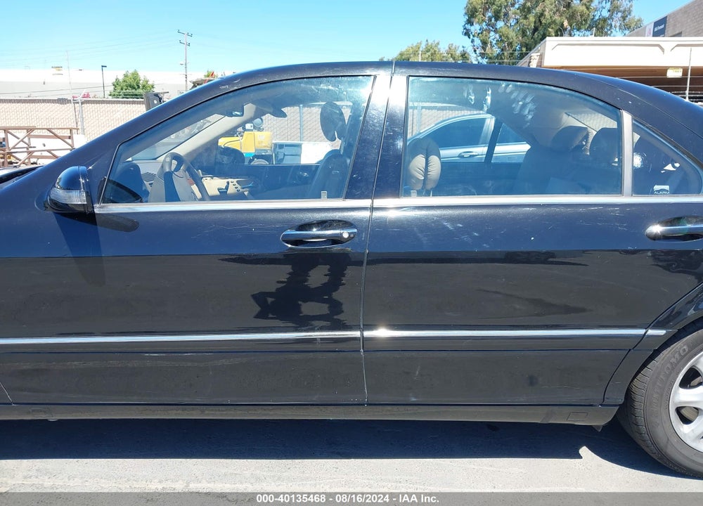 2002 MERCEDES-BENZ S 430 VIN: WDBNG70J62A258358