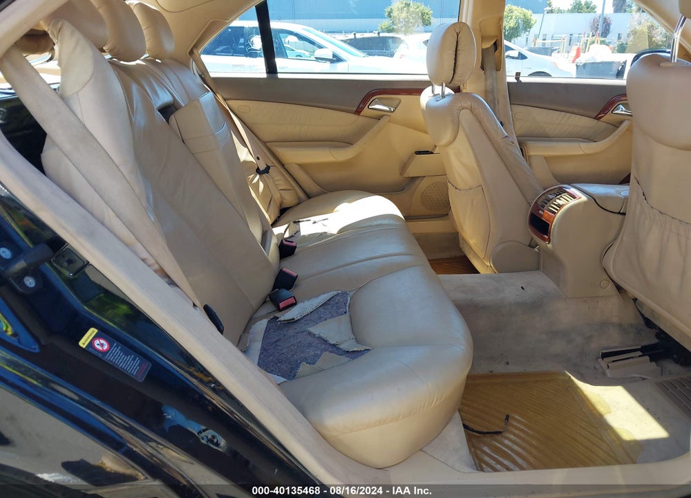 2002 MERCEDES-BENZ S 430 VIN: WDBNG70J62A258358