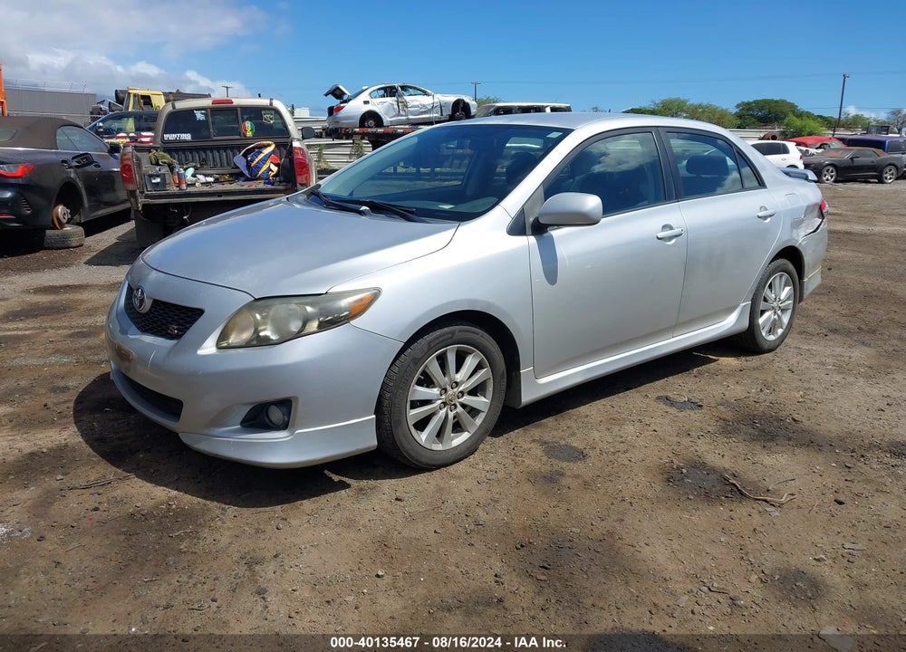 2009 TOYOTA COROLLA S VIN: 1NXBU40E89Z132716