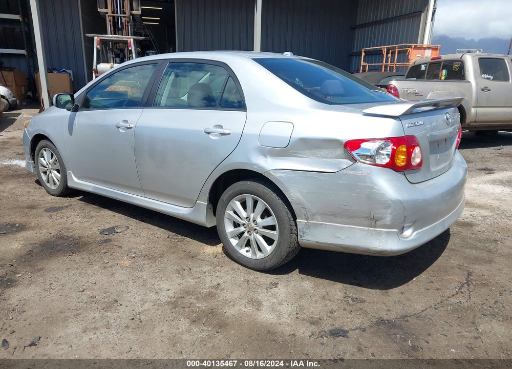 2009 TOYOTA COROLLA S VIN: 1NXBU40E89Z132716