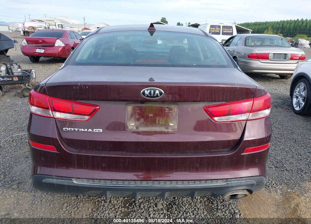 2019 KIA OPTIMA VIN: 5XXGT4L30KG343170