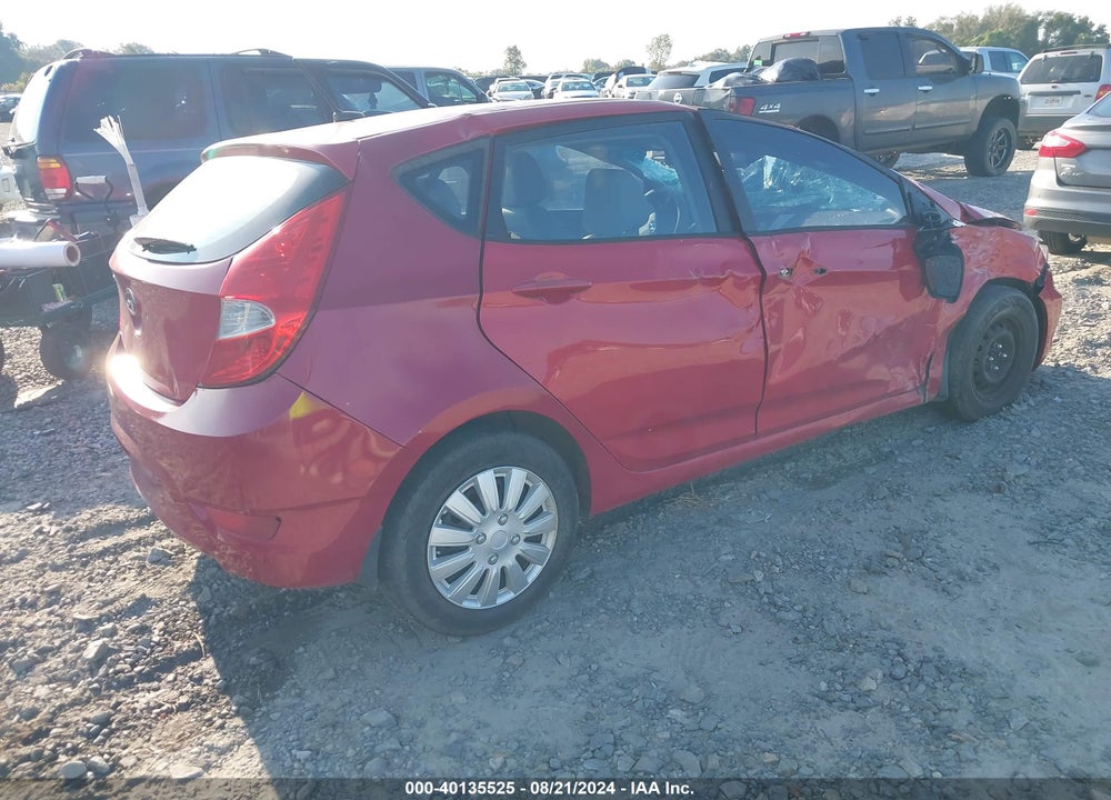 2014 HYUNDAI ACCENT GS VIN: KMHCT5AE9EU190548