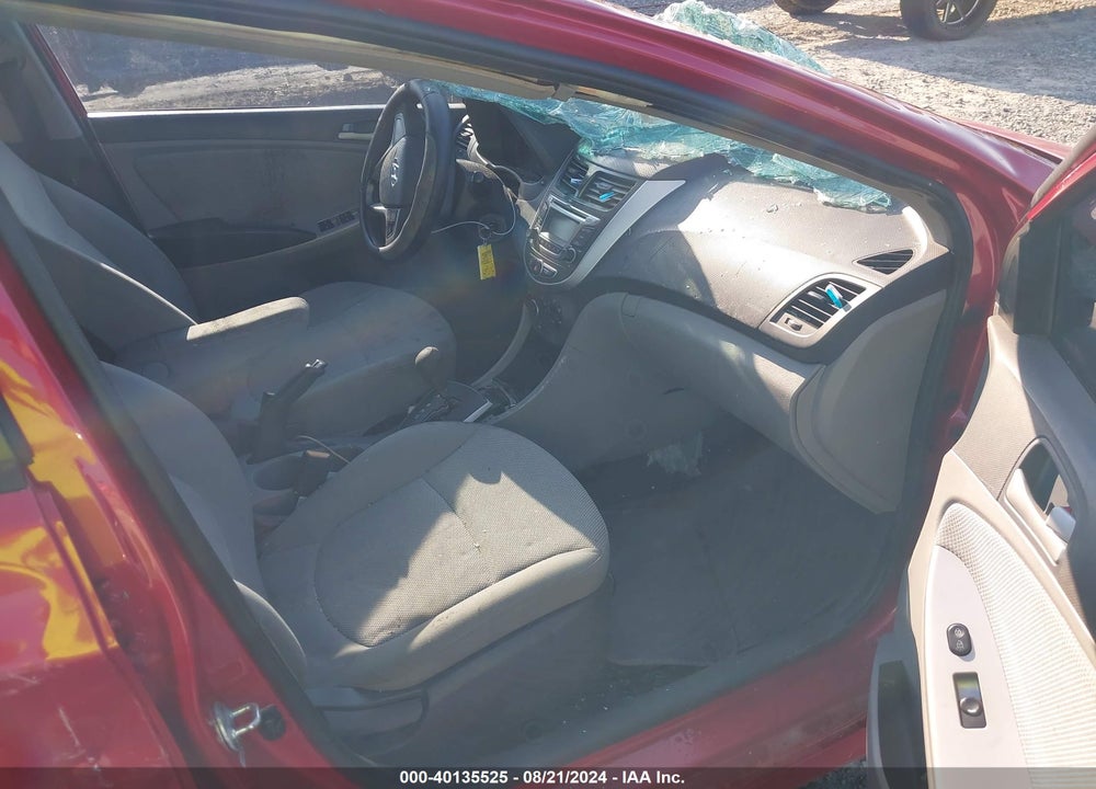 2014 HYUNDAI ACCENT GS VIN: KMHCT5AE9EU190548