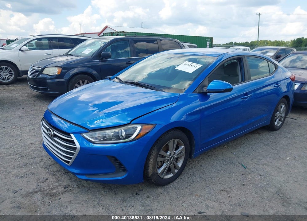2017 HYUNDAI ELANTRA SE VIN: KMHD84LF4HU143034