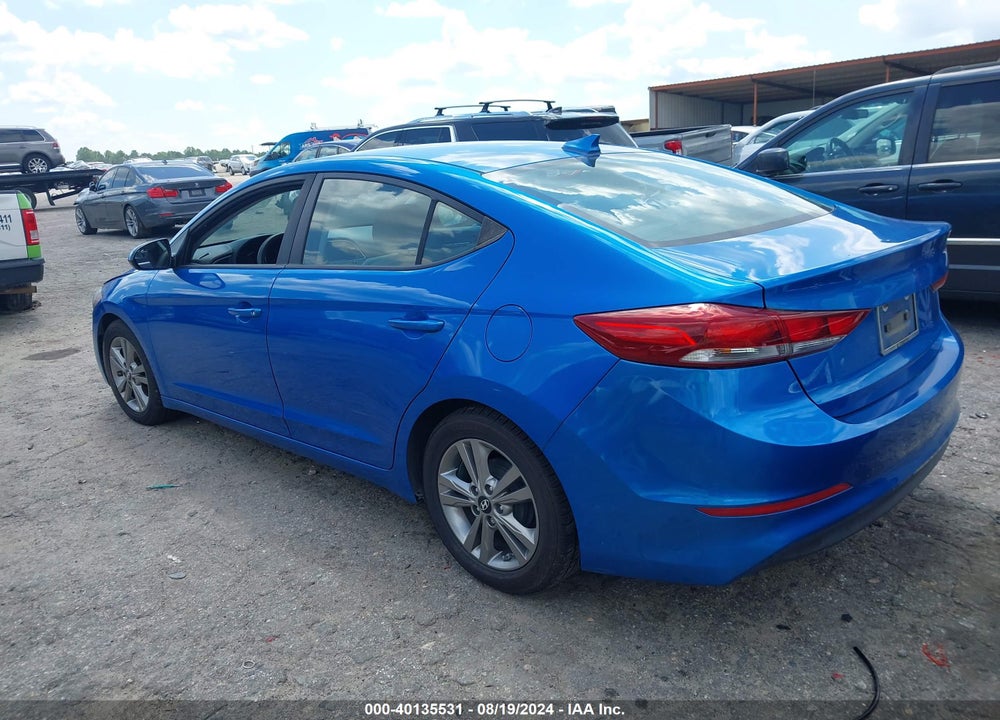 2017 HYUNDAI ELANTRA SE VIN: KMHD84LF4HU143034