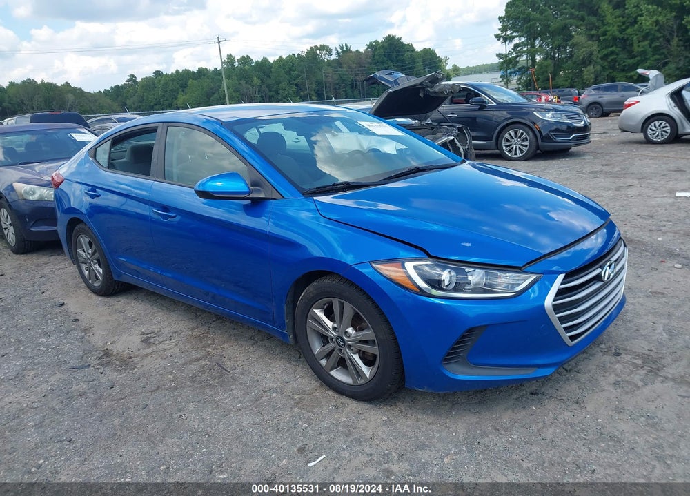 2017 HYUNDAI ELANTRA SE VIN: KMHD84LF4HU143034