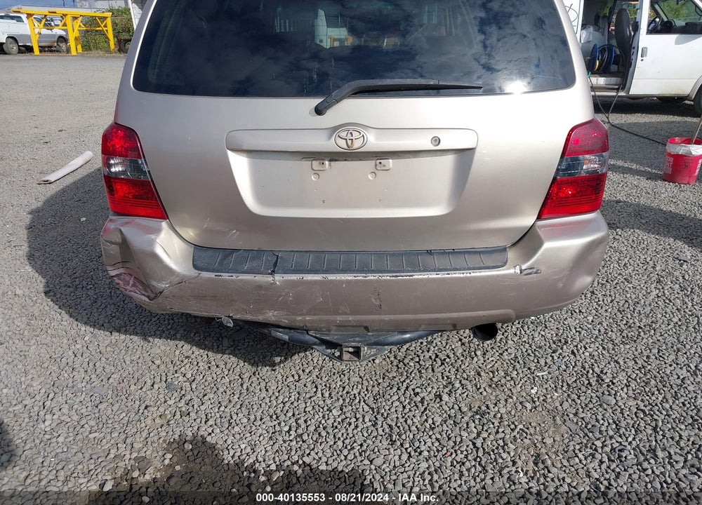 2005 TOYOTA HIGHLANDER LIMITED V6 VIN: JTEEP21A450133982