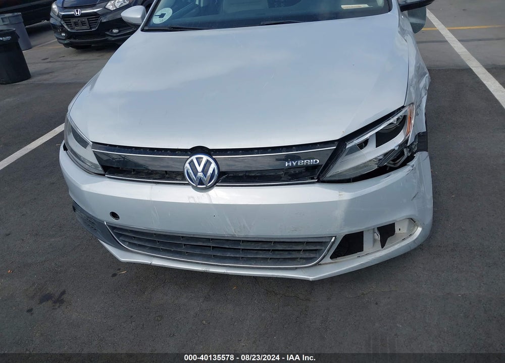 2013 VOLKSWAGEN JETTA HYBRID SE VIN: 3VW637AJ1DM222788