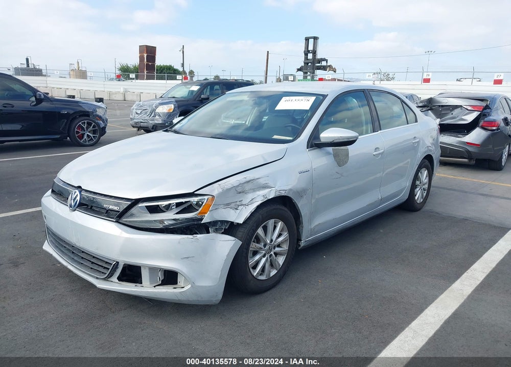 2013 VOLKSWAGEN JETTA HYBRID SE VIN: 3VW637AJ1DM222788