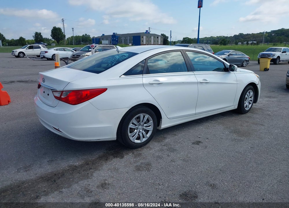 2011 HYUNDAI SONATA GLS VIN: 5NPEB4AC2BH270899