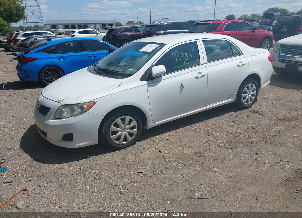 2010 TOYOTA COROLLA LE VIN: 1NXBU4EE3AZ322047