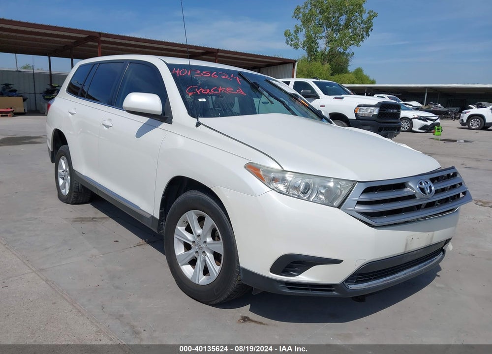 2012 TOYOTA HIGHLANDER BASE V6/SE V6 VIN: 5TDZK3EH4CS074153