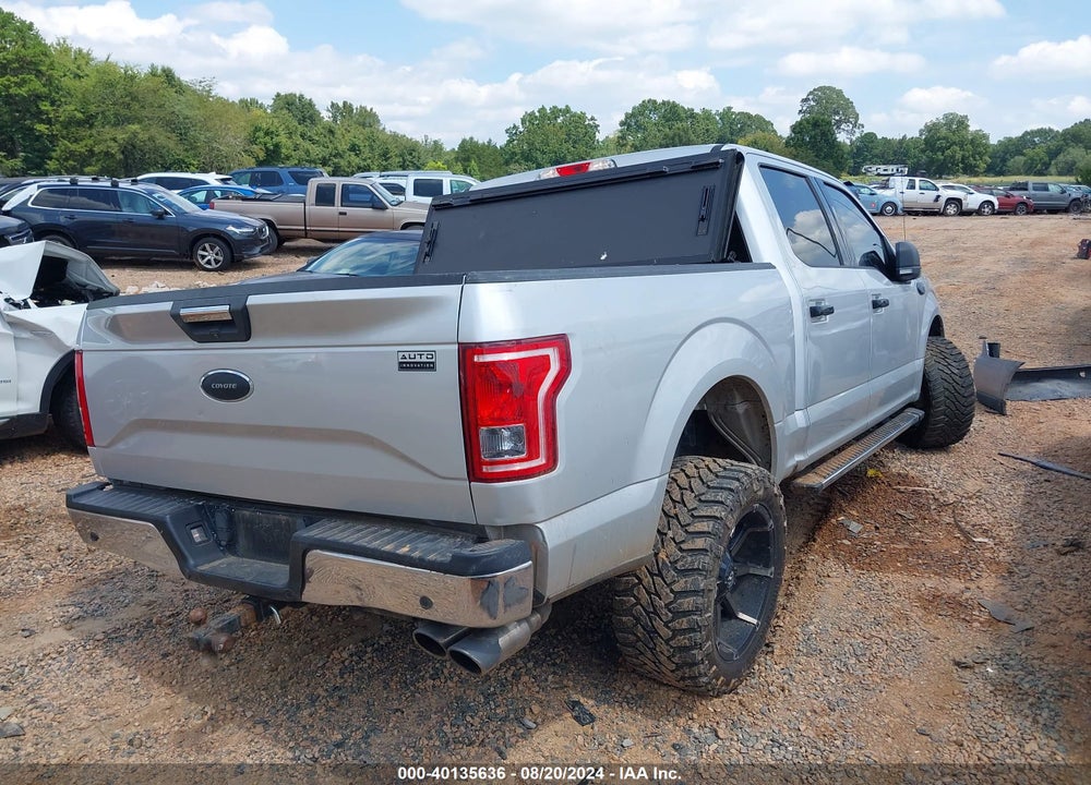 2016 FORD F-150 XLT VIN: 1FTEW1EF4GKF96493