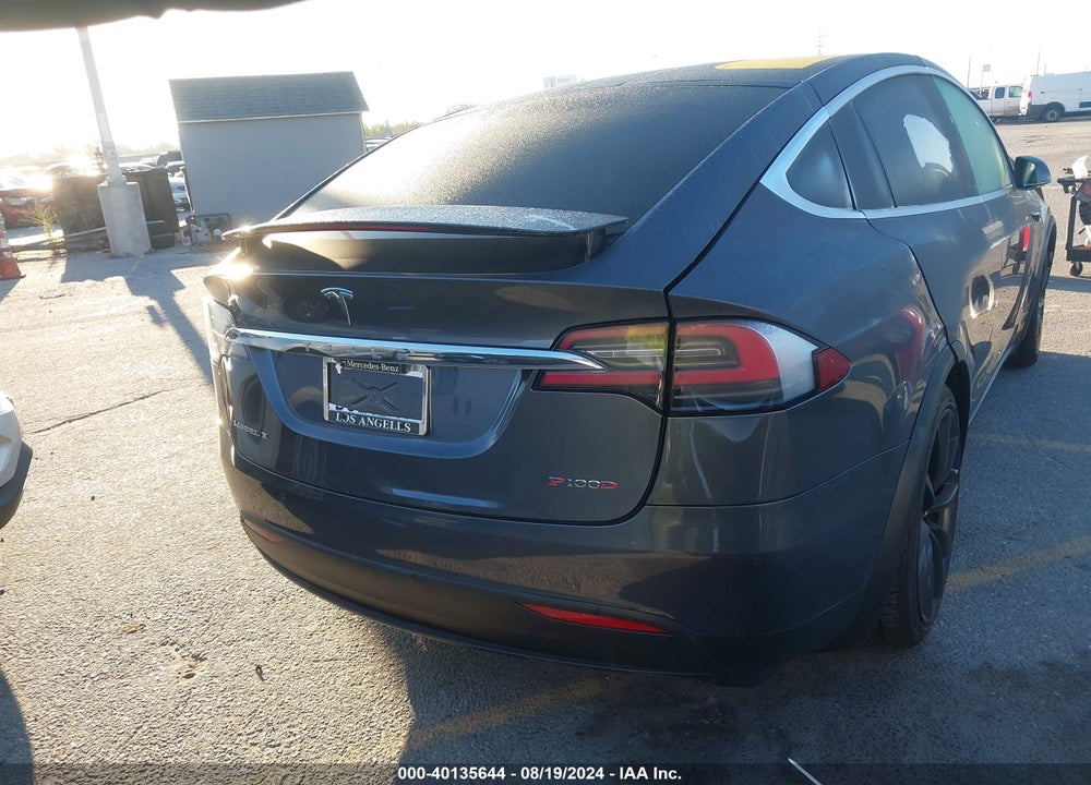 2017 TESLA MODEL X P100D VIN: 5YJXCBE46HF052808