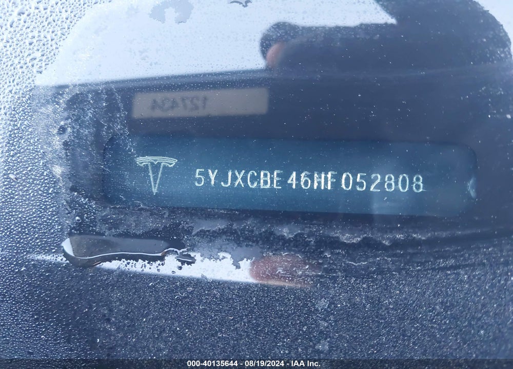 2017 TESLA MODEL X P100D VIN: 5YJXCBE46HF052808