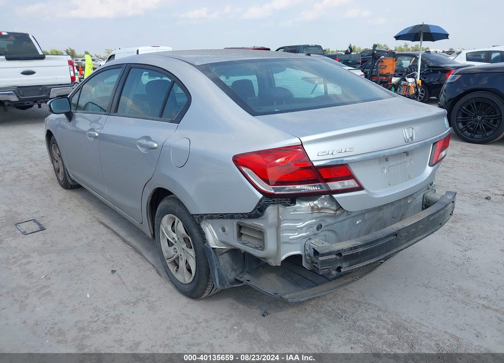 2015 HONDA CIVIC LX VIN: 19XFB2F56FE059900