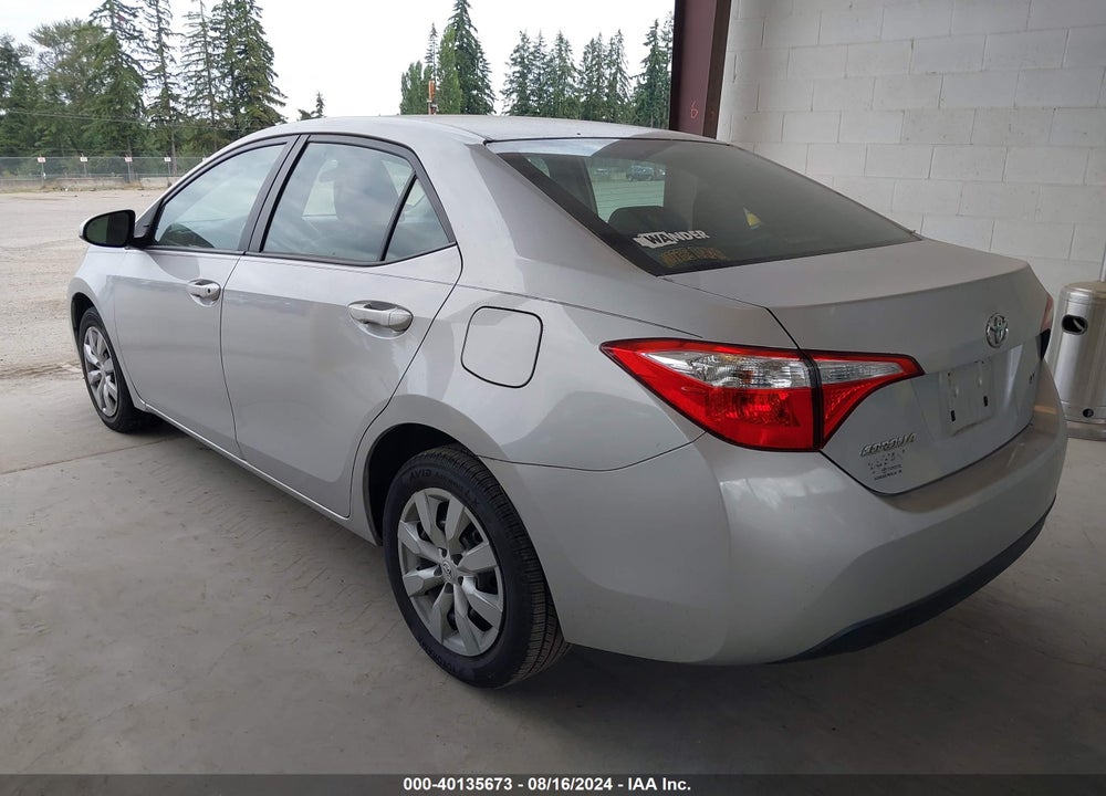 2015 TOYOTA COROLLA LE VIN: 2T1BURHE7FC453564