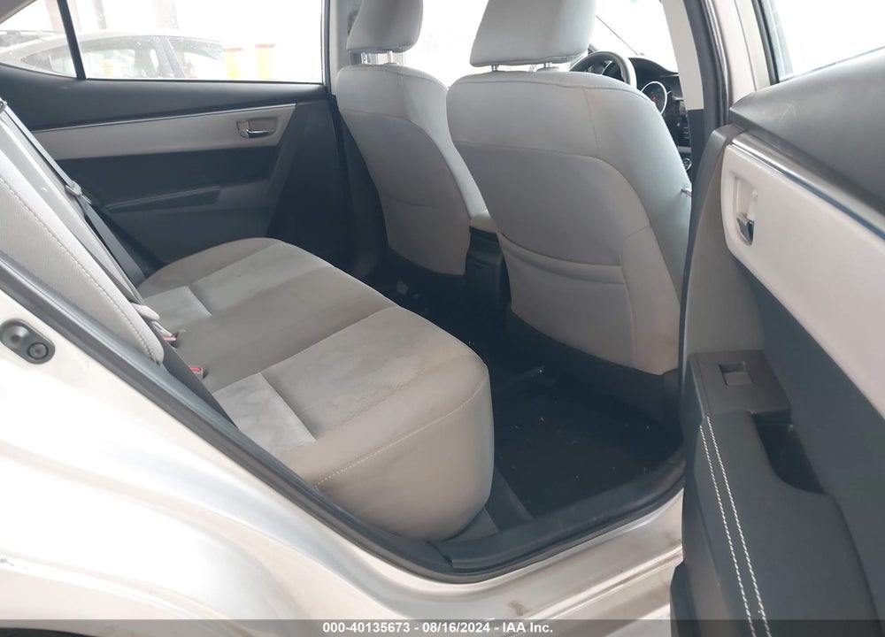 2015 TOYOTA COROLLA LE VIN: 2T1BURHE7FC453564