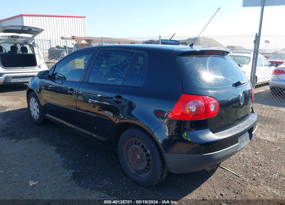 2007 VOLKSWAGEN RABBIT 4-DOOR VIN: WVWDS71K57W282258