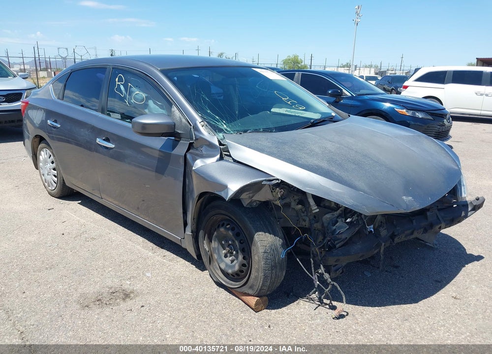 2017 NISSAN SENTRA SV VIN: 3N1AB7AP8HL724152