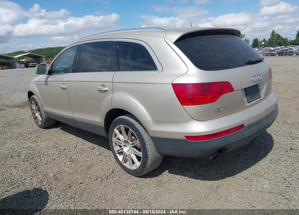 2007 AUDI Q7 3.6 PREMIUM VIN: WA1BY74L97D071760