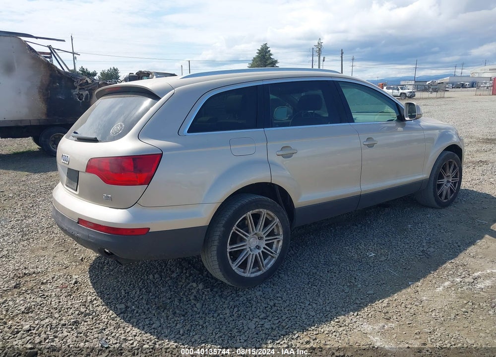 2007 AUDI Q7 3.6 PREMIUM VIN: WA1BY74L97D071760