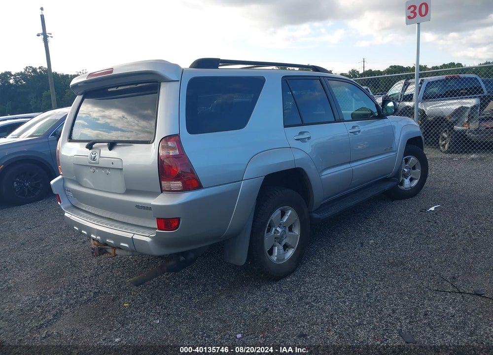 2005 TOYOTA 4RUNNER SR5 V8 VIN: JTEBT14R258019653