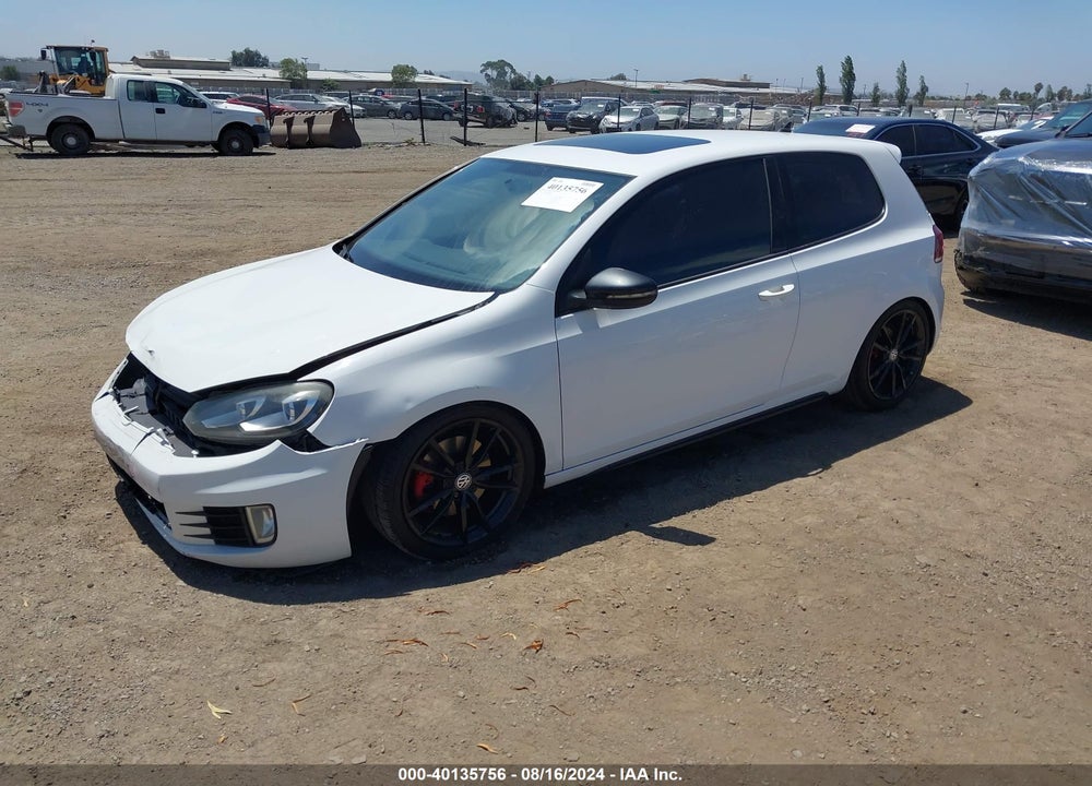 2011 VOLKSWAGEN GTI 2-DOOR AUTOBAHN VIN: WVWFD7AJ8BW161307