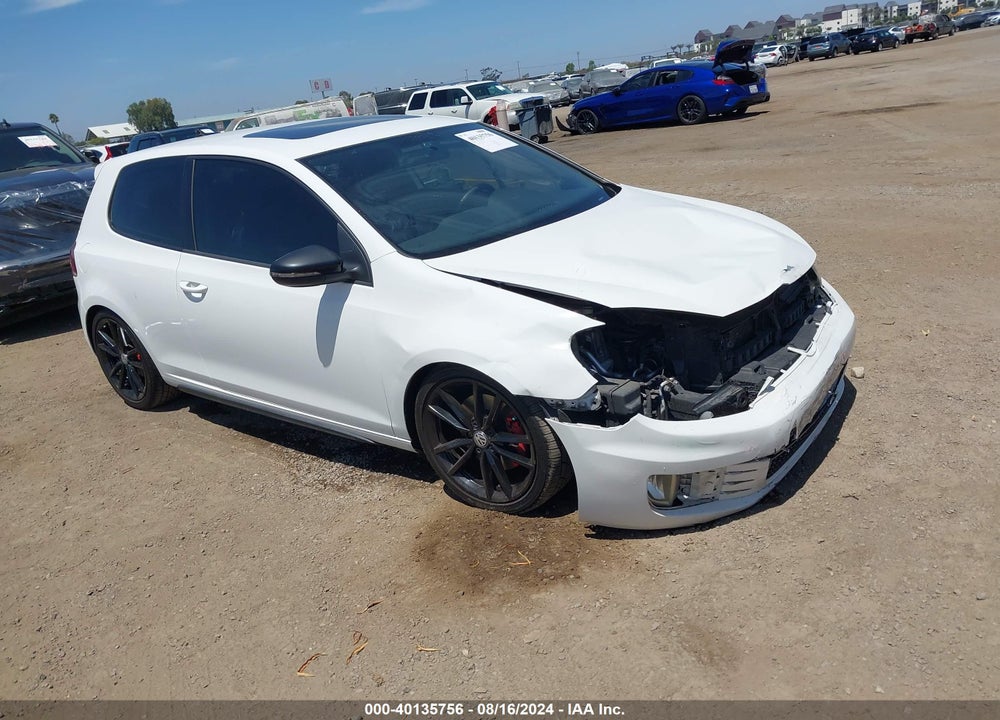 2011 VOLKSWAGEN GTI 2-DOOR AUTOBAHN VIN: WVWFD7AJ8BW161307