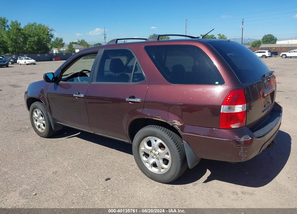 2002 ACURA MDX VIN: 2HNYD18602H520813