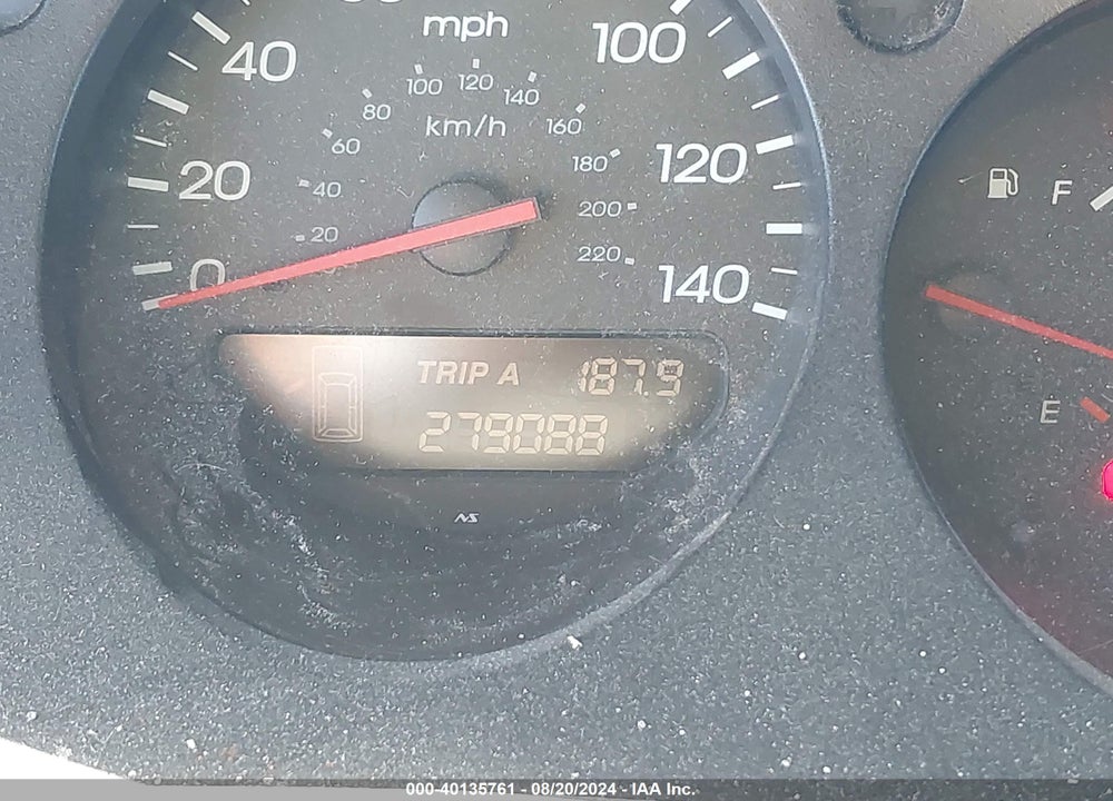 2002 ACURA MDX VIN: 2HNYD18602H520813