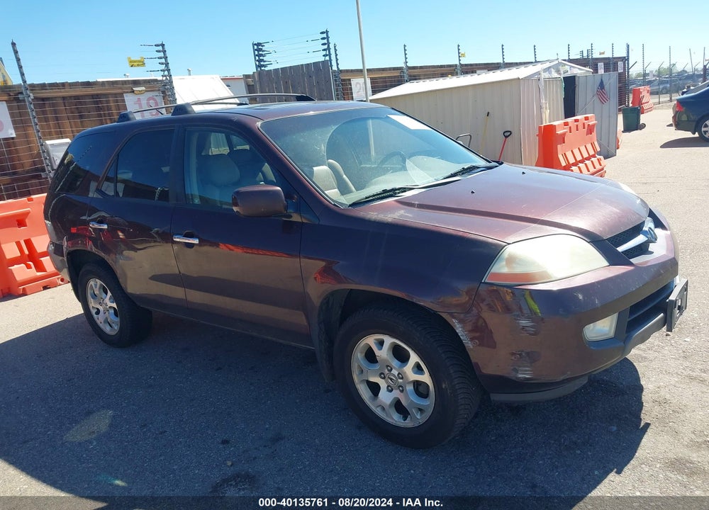2002 ACURA MDX VIN: 2HNYD18602H520813