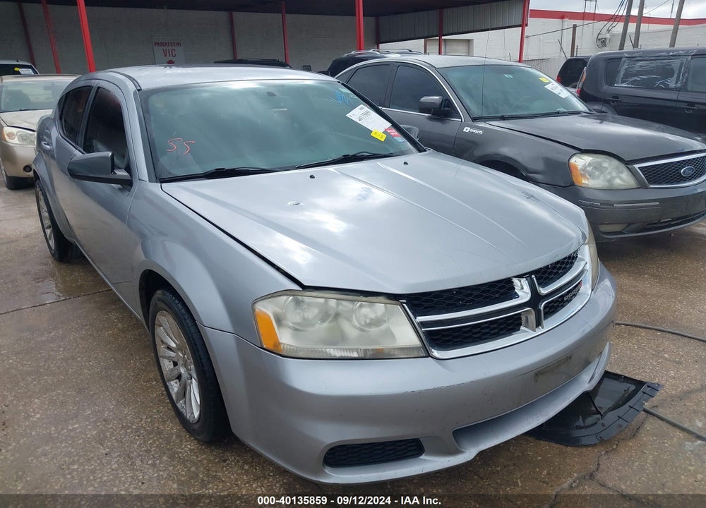 2014 DODGE AVENGER SE VIN: 1C3CDZAG7EN148193