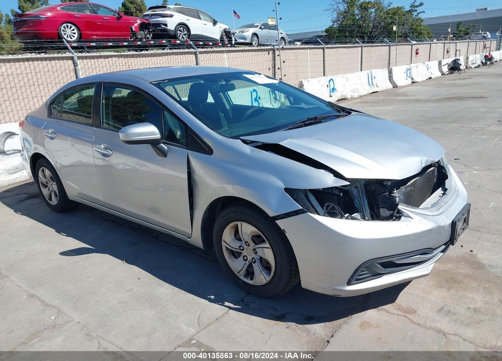 2014 HONDA CIVIC LX VIN: 19XFB2F59EE222330