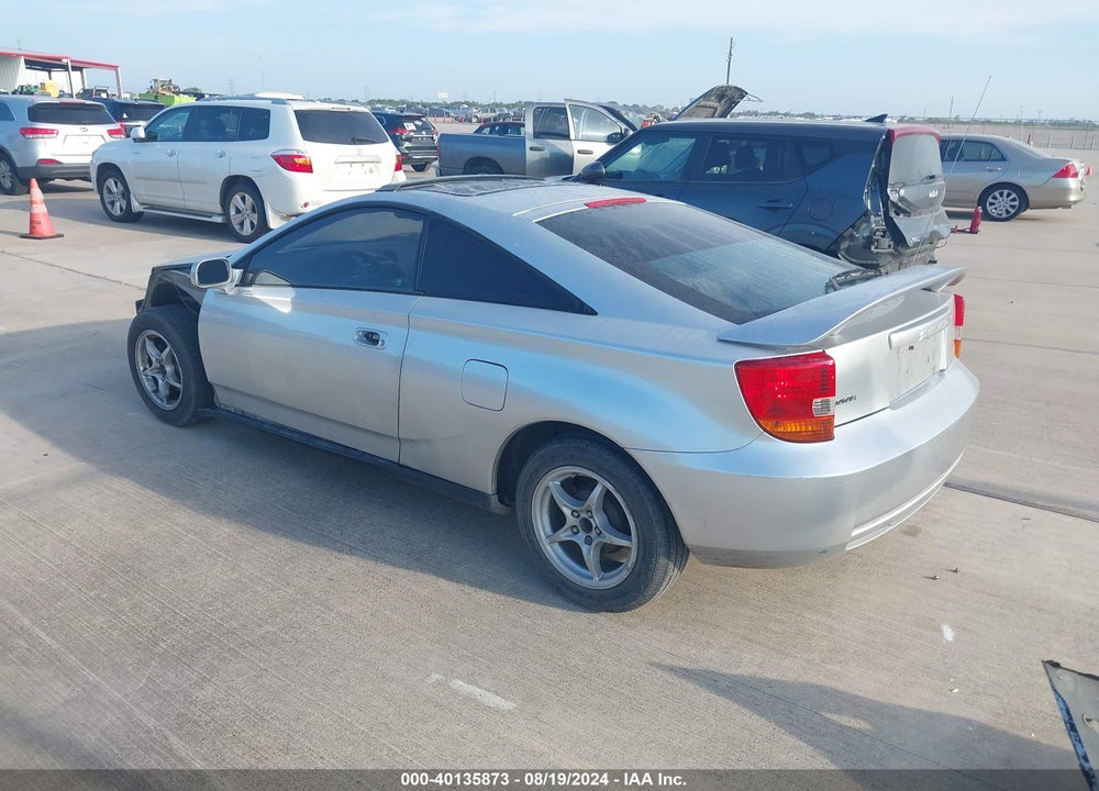 2000 TOYOTA CELICA GT VIN: JTDDR32TXY0011700