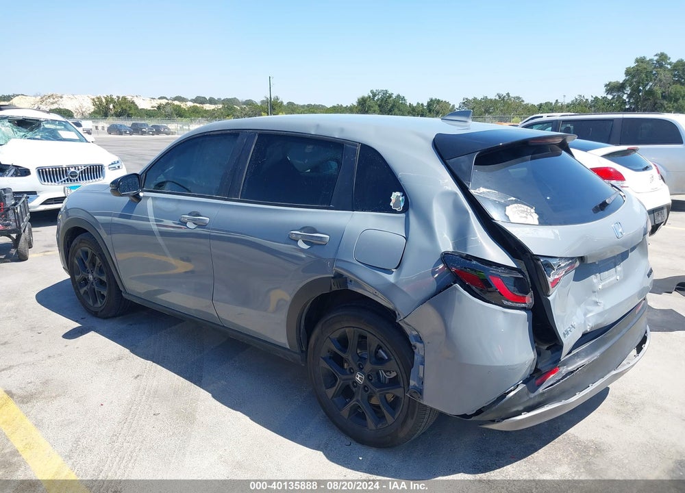 2024 HONDA HR-V 2WD SPORT/2WD SPORT W/O BSI VIN: 3CZRZ1H58RM714868