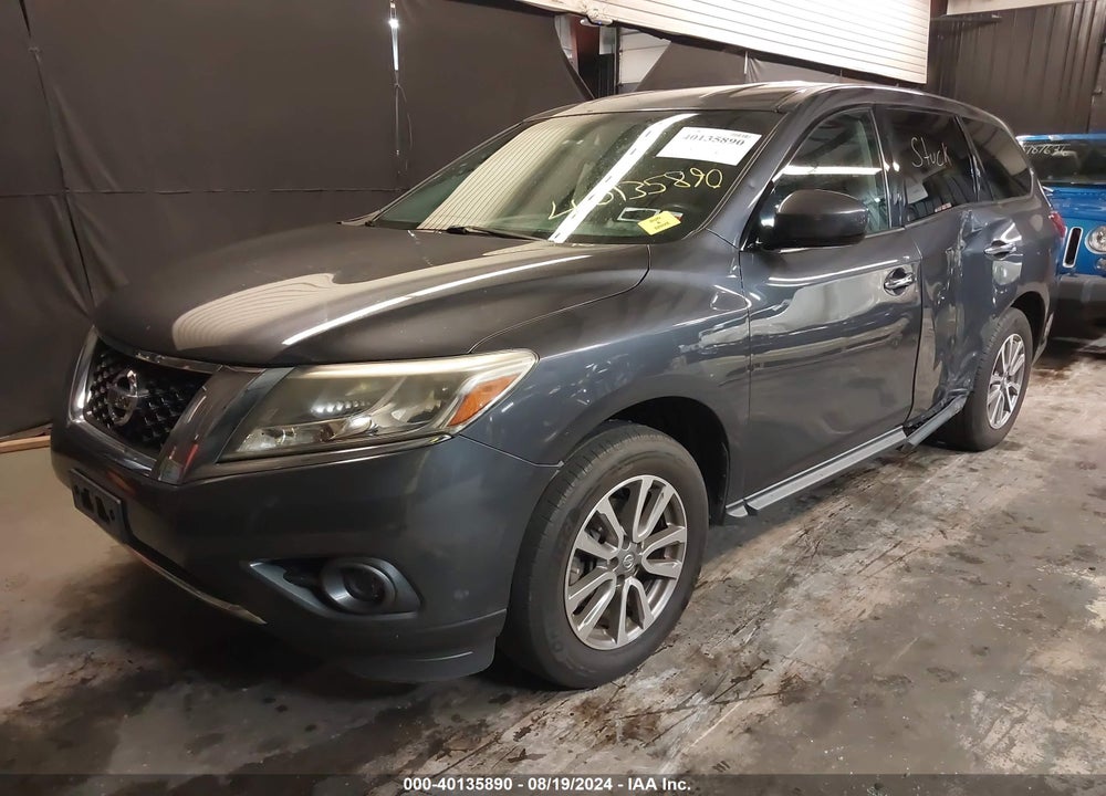 2013 NISSAN PATHFINDER S VIN: 5N1AR2MM4DC663719
