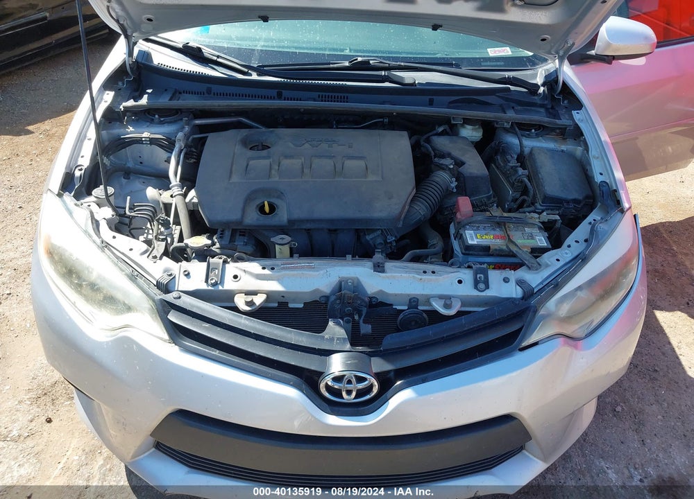 2014 TOYOTA COROLLA LE PLUS VIN: 5YFBURHEXEP124372