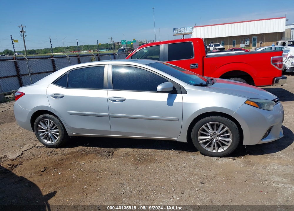 2014 TOYOTA COROLLA LE PLUS VIN: 5YFBURHEXEP124372
