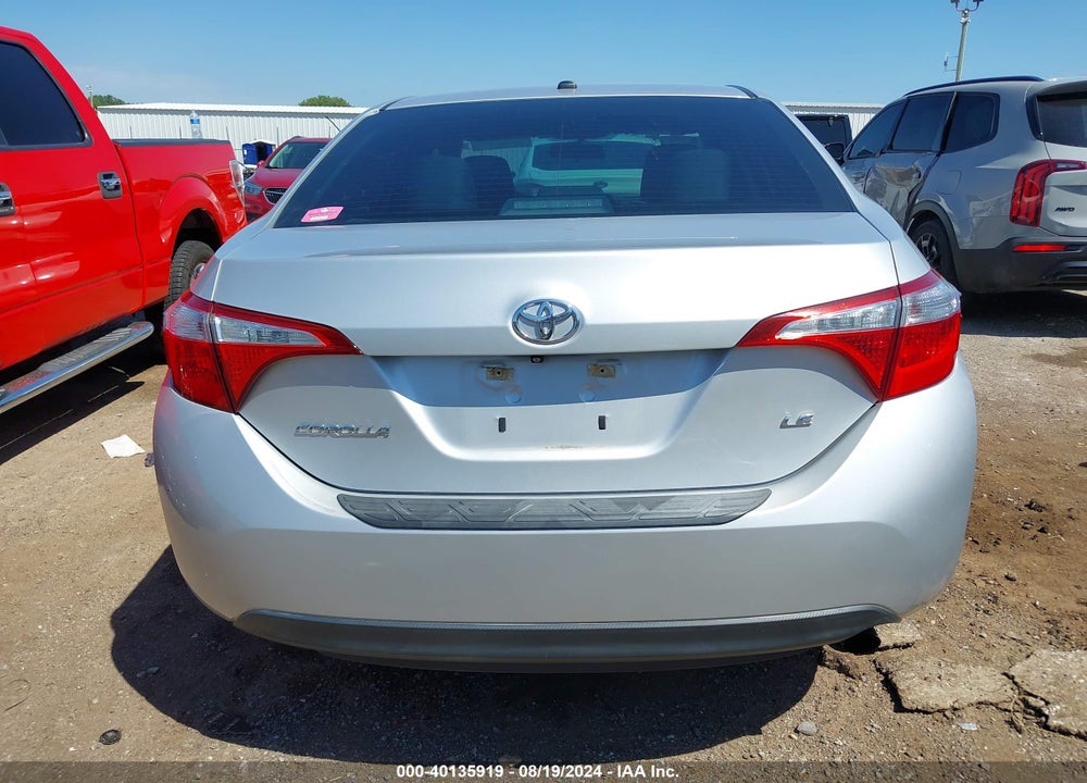 2014 TOYOTA COROLLA LE PLUS VIN: 5YFBURHEXEP124372