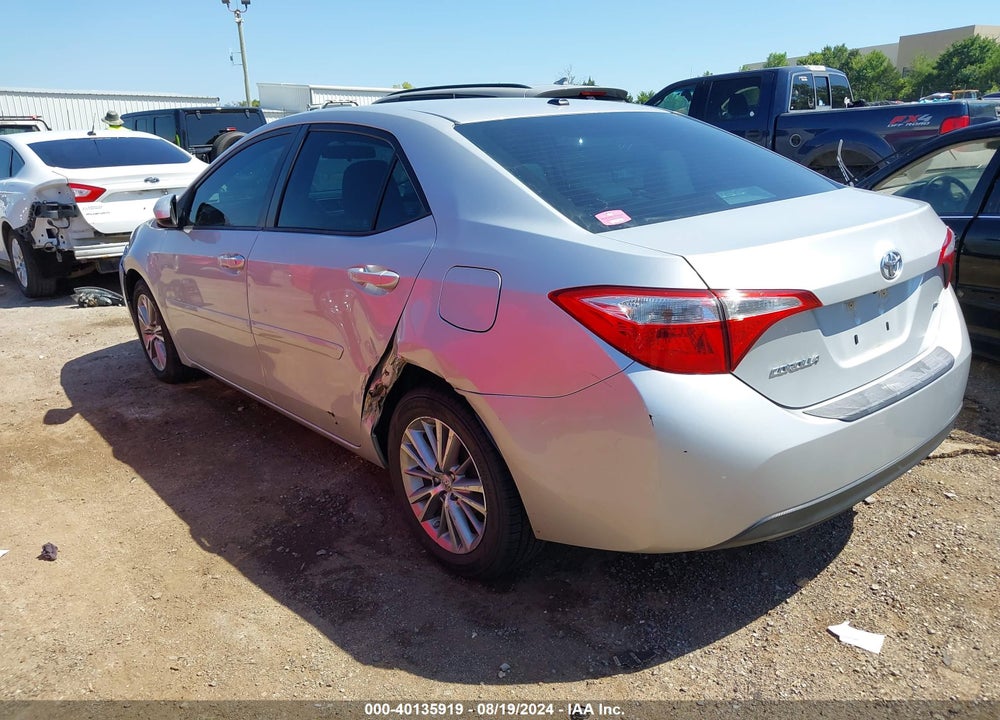 2014 TOYOTA COROLLA LE PLUS VIN: 5YFBURHEXEP124372